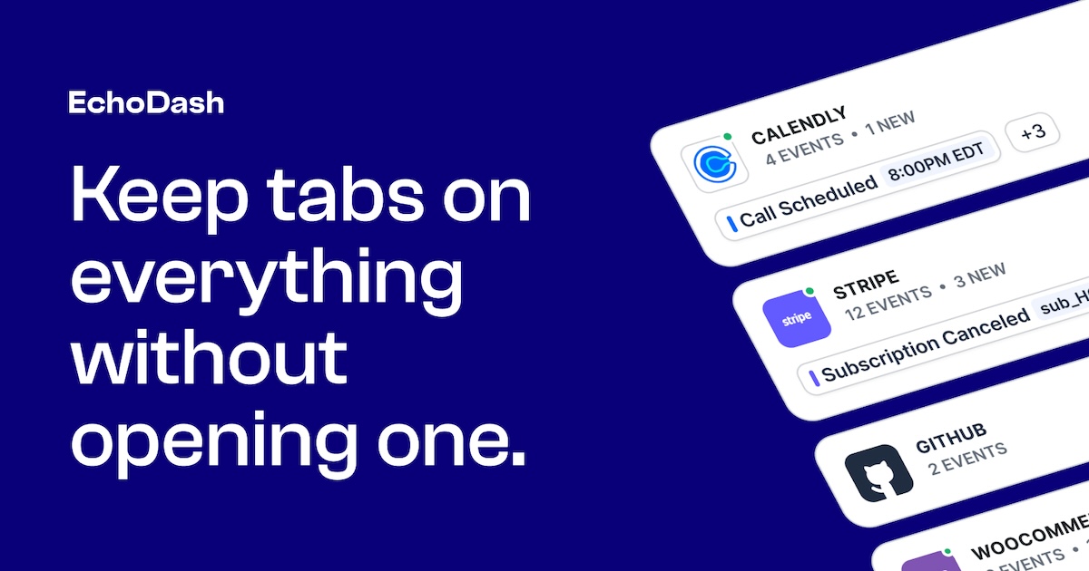 EchoDash Banner